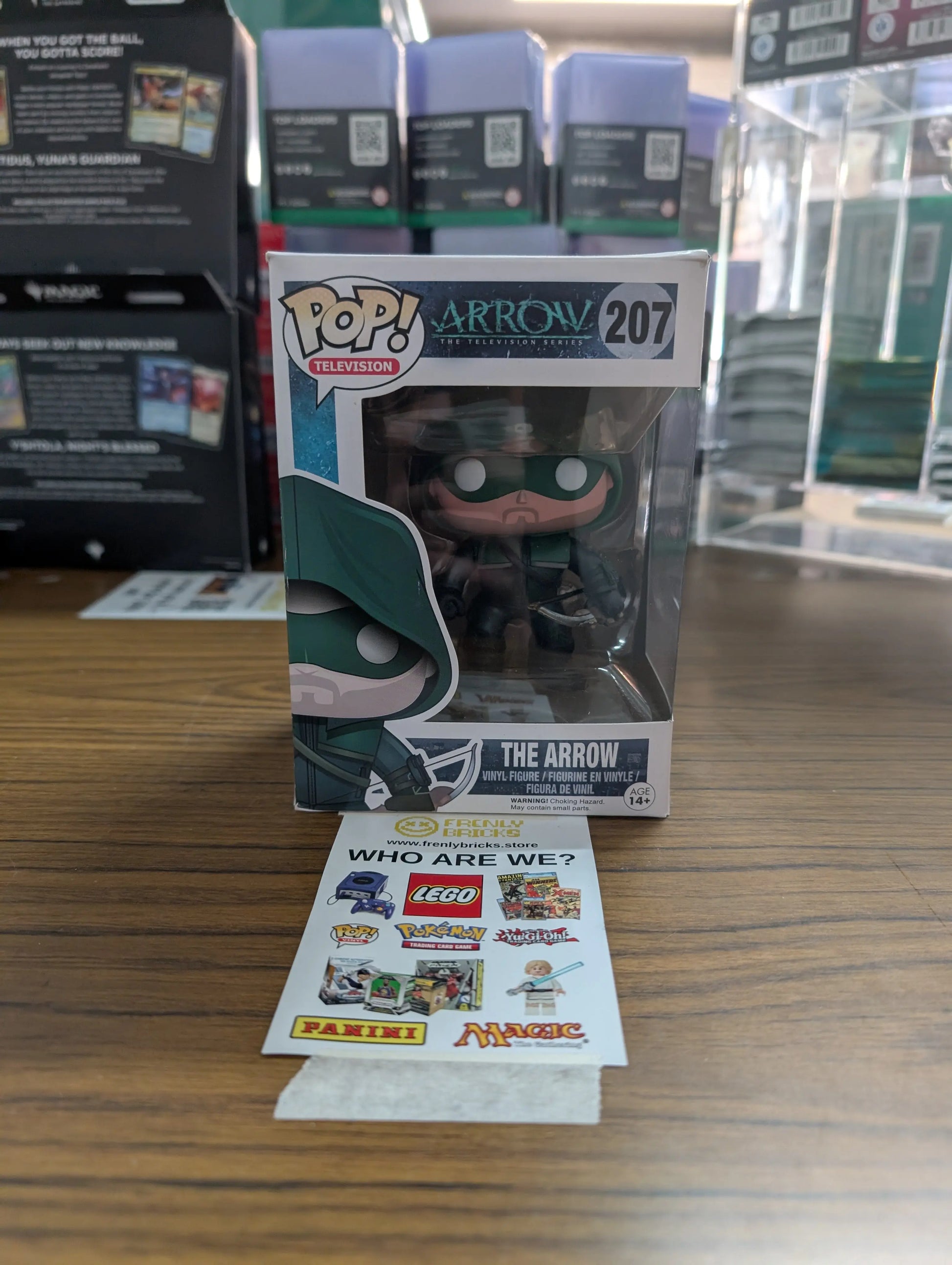 FUNKO Pop Vinyl The Arrow #207 FRENLY BRICKS - Open 7 Days