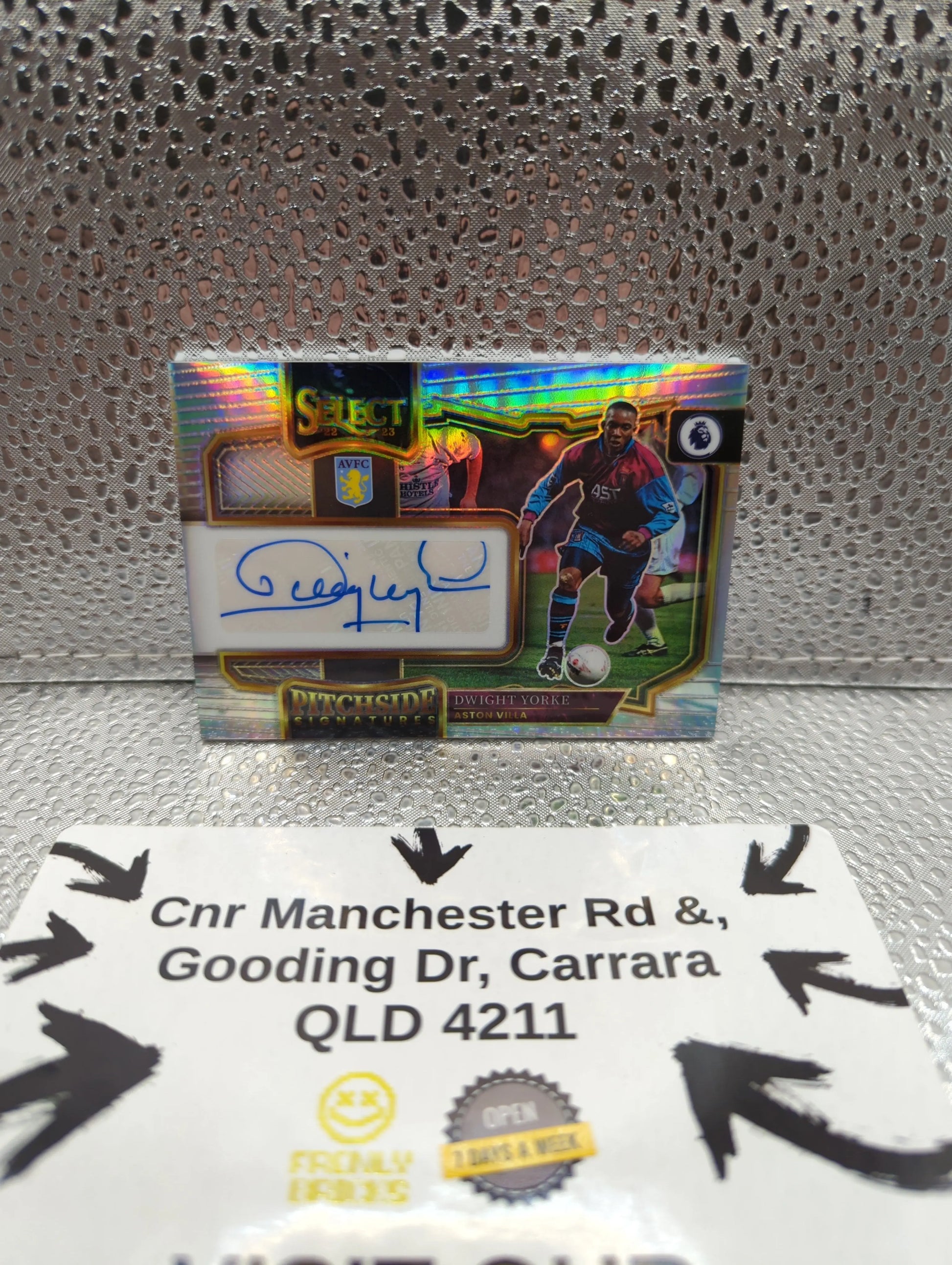 2022-23 Panini Select - Pitchside Signature DWIGHT YORKE AUTO Silver FRENLY BRICKS - Open 7 Days