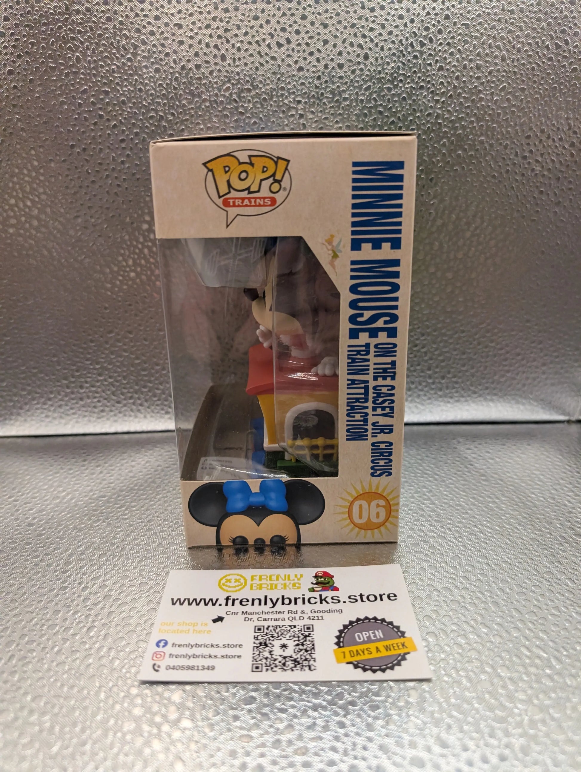 Disneyland 65th Anniversary - Minnie Train Carriage US Exclusive Pop! Vinyl 06 FRENLY BRICKS - Open 7 Days