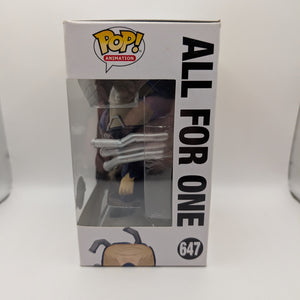 All For One Pop 647 - My Hero Academia Funko Pop! 2020 Vaulted FRENLY BRICKS - Open 7 Days