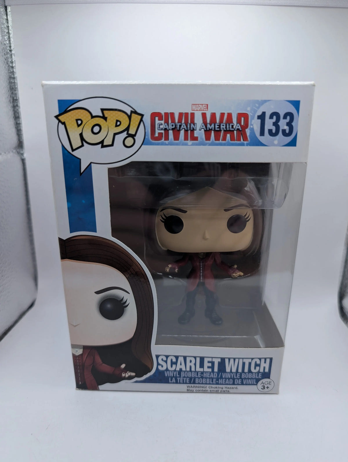 Funko Marvel Civil War Captain America Scarlet Witch POP! Vinyl Figure #133 image 1
