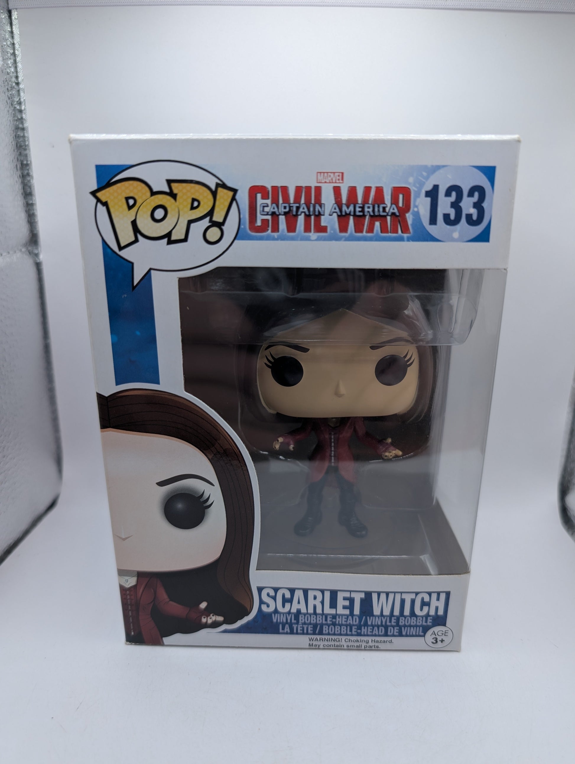 Funko Marvel Civil War Captain America Scarlet Witch Pop! Vinyl Figure #133 FRENLY BRICKS - Open 7 Days