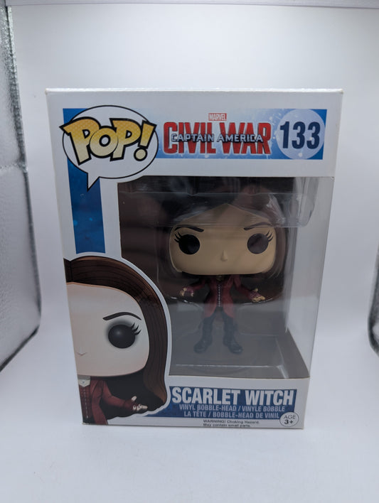 Funko Marvel Civil War Captain America Scarlet Witch Pop! Vinyl Figure #133 FRENLY BRICKS - Open 7 Days