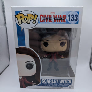 Funko Marvel Civil War Captain America Scarlet Witch Pop! Vinyl Figure #133 FRENLY BRICKS - Open 7 Days