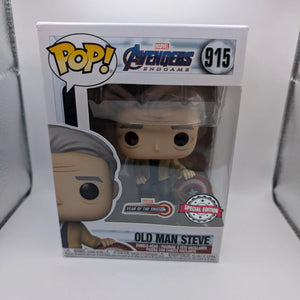 Old Man Steve Rogers Avengers Endgame Funko Pop! Vinyl #915 Special Edition FRENLY BRICKS - Open 7 Days