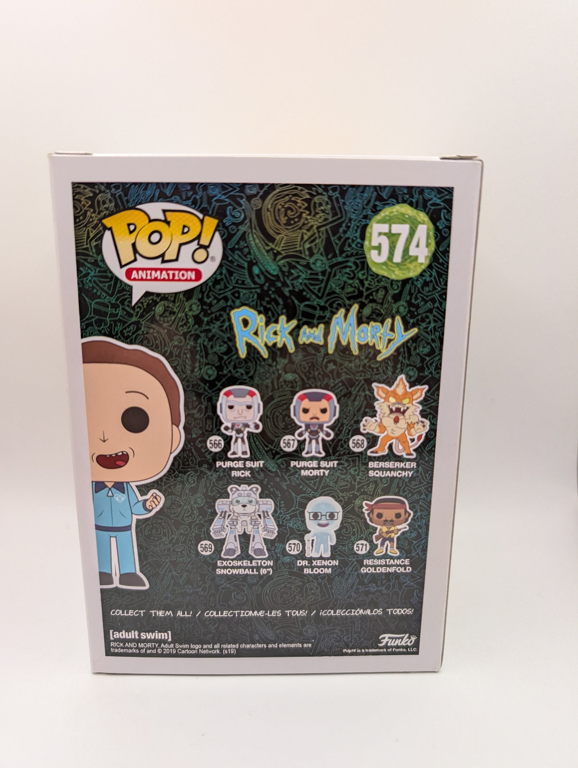 Funko Pop! Tracksuit Jerry #574 Rick and Morty 2019 SDCC Exclusive Vaulted