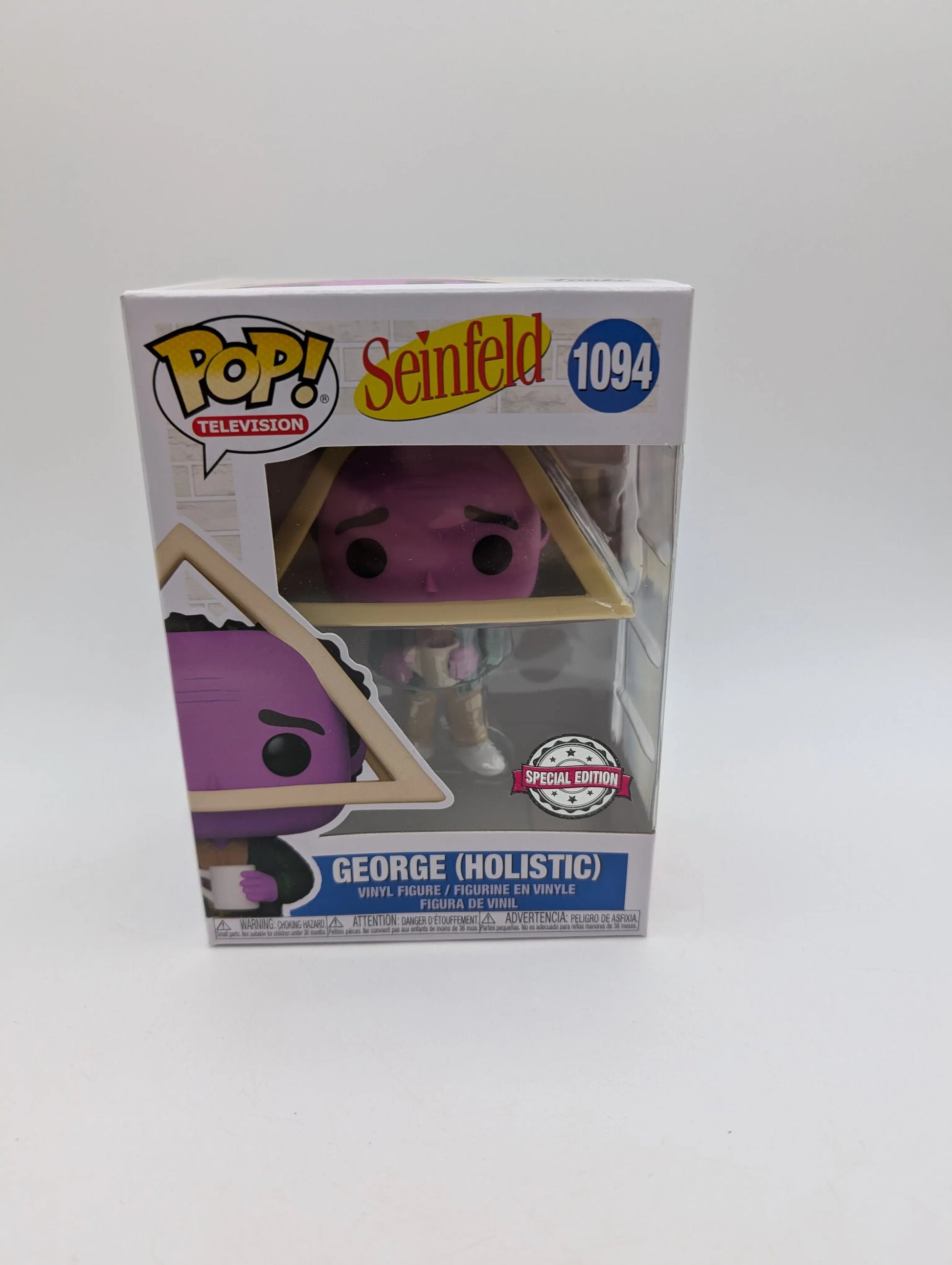 FUNKO POP! VINYL - George (Holistic) - #1094 - Seinfeld FRENLY BRICKS - Open 7 Days