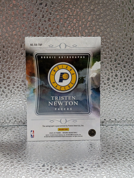 2024-25 Panini Origins NBA No. RA-TNP Tristan Newton Rookie On-Card Auto FRENLY BRICKS - Open 7 Days
