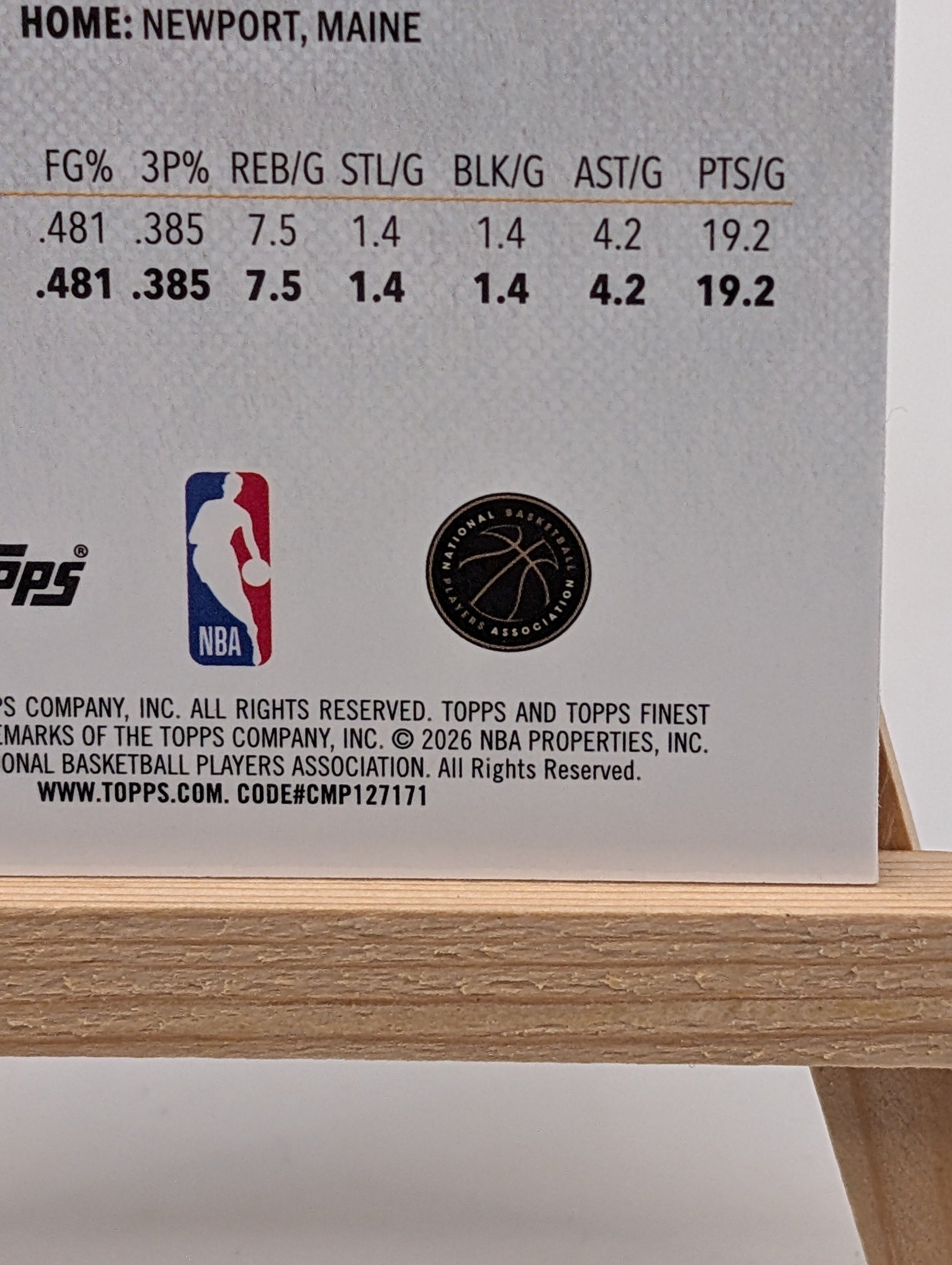 2025-26 Topps Finest COOPER FLAGG Common Rookie Oil Spill #1 FRENLY BRICKS - Open 7 Days