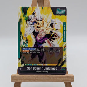 Son Gohan Childhood Leader L FB01-071 Secret Rare Alternate Art Dragon Ball Card FRENLY BRICKS - Open 7 Days