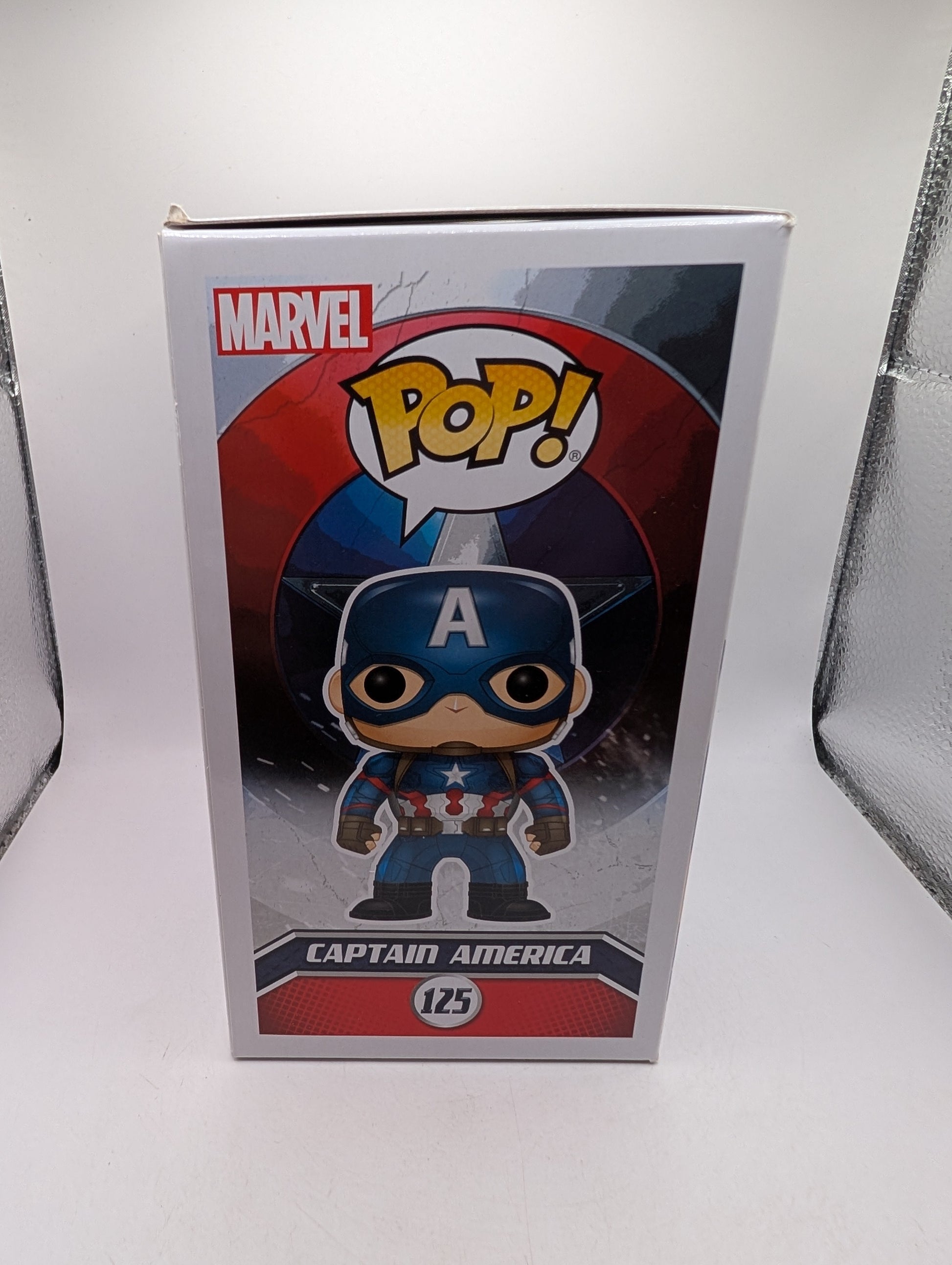 Funko Pop Vinyl - Marvel - Captain America 125 FRENLY BRICKS - Open 7 Days