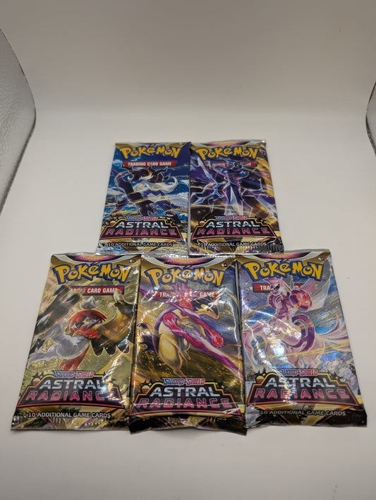 Pokemon Astral Radiance Booster Pack x 5 [Full Art Set] New/Sealed FRENLY BRICKS - Open 7 Days