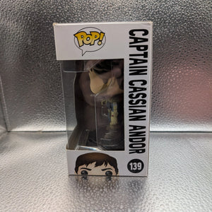 FUNKO Pop Vinyl Captain Cassian Andor Star Wars #139 FRENLY BRICKS - Open 7 Days