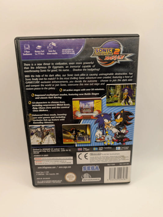 Sonic Adventure 2: Battle (GameCube Game PAL)  VGC - Disc, Manual, Case Vintage FRENLY BRICKS - Open 7 Days