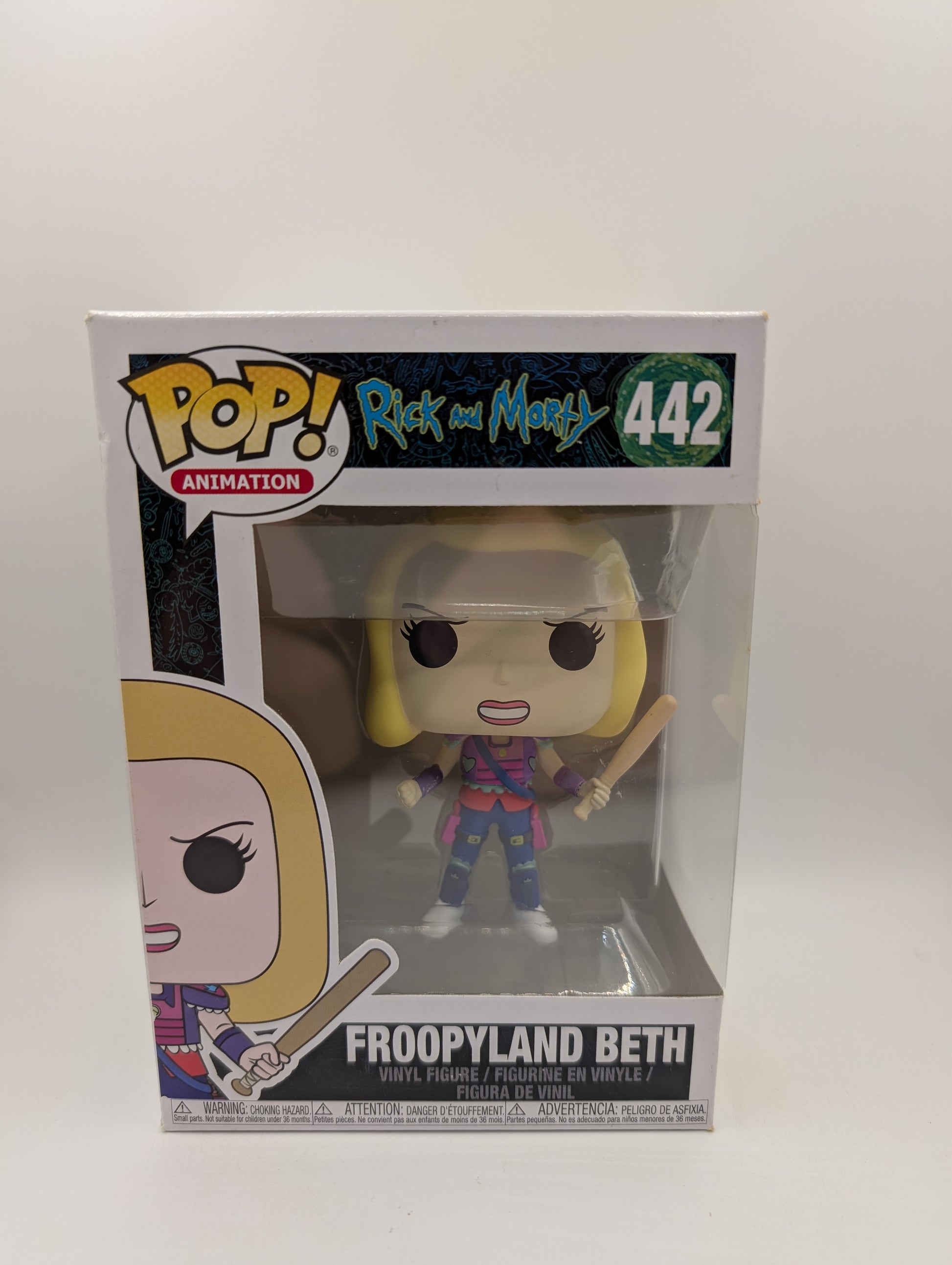 Funko Pop! Froopyland Beth #442 Rick and Morty 2018 Animation Vaulted Figure