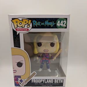 Funko Pop! Froopyland Beth #442 Rick and Morty 2018 Animation Vaulted Figure