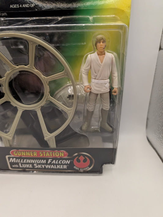 STAR WARS - KENNER - POTF - GUNNER STATION - MILLENNIUM FALCON Luke Skywalker