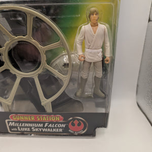 STAR WARS - KENNER - POTF - GUNNER STATION - MILLENNIUM FALCON Luke Skywalker