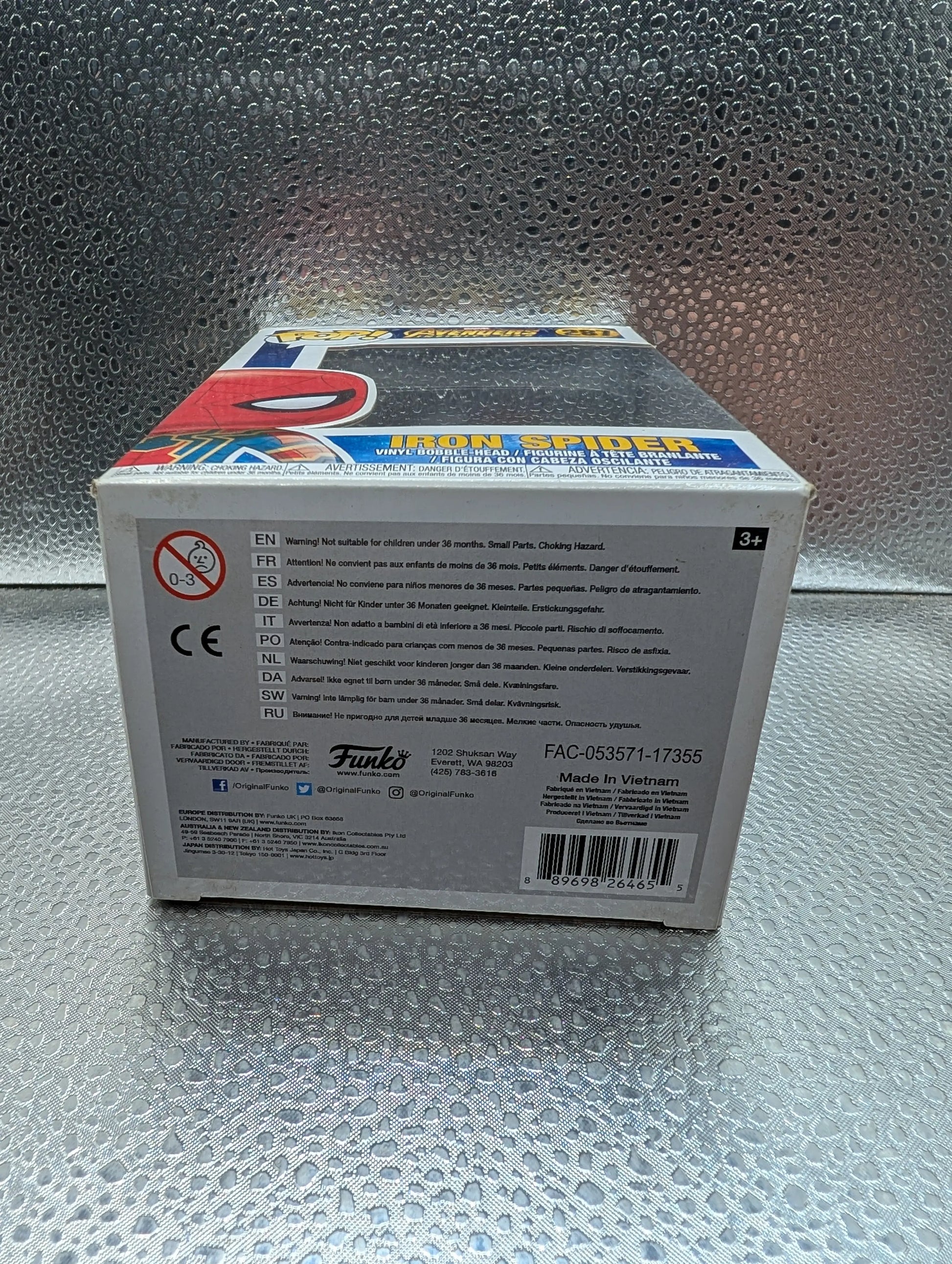 FUNKO Pop Vinyl Iron Spider Marvel #287 FRENLY BRICKS - Open 7 Days