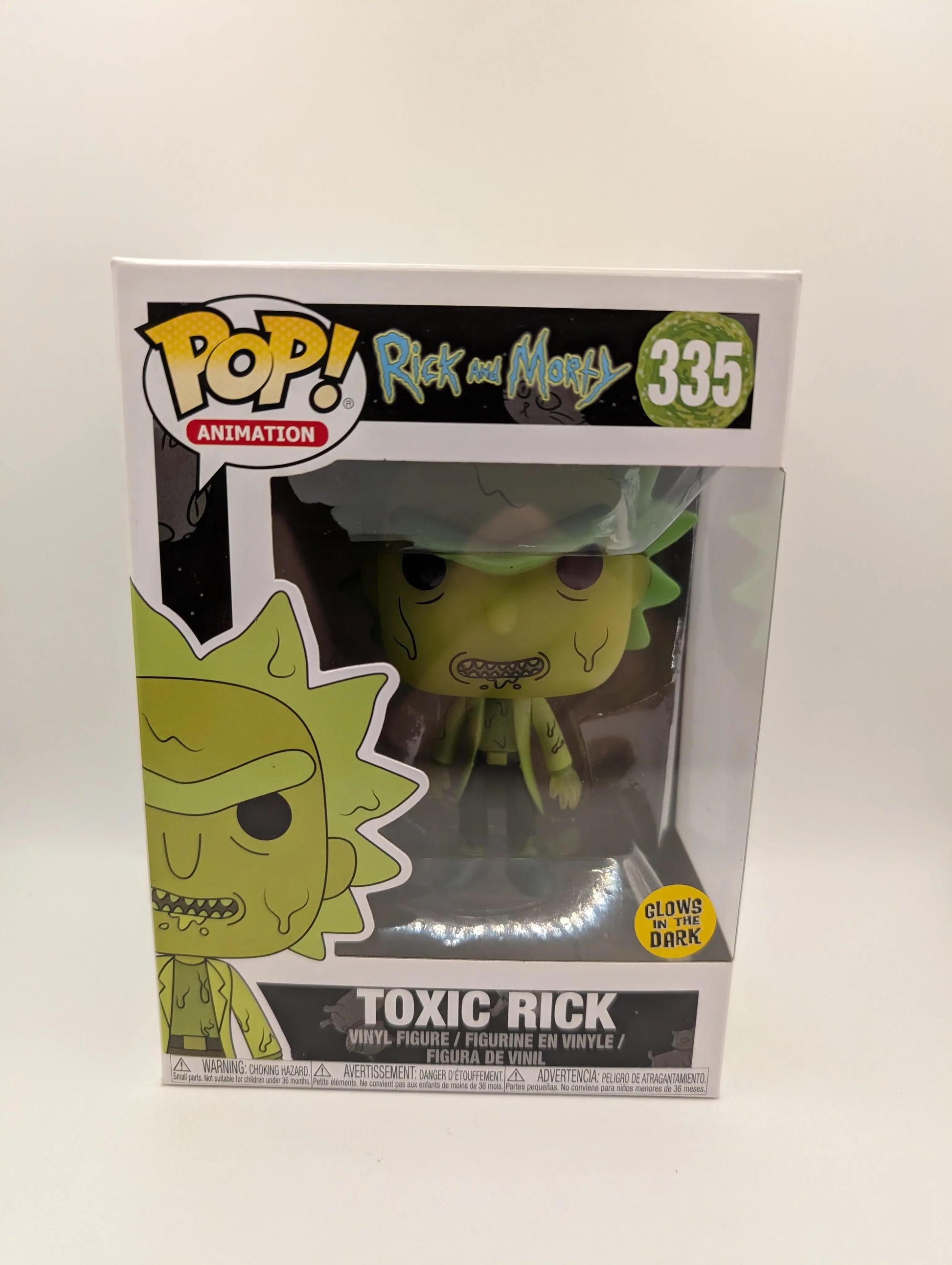 Funko Pop Vinyl Rick & Morty - #335 Toxic Rick (Glow in the Dark) FRENLY BRICKS - Open 7 Days image 1