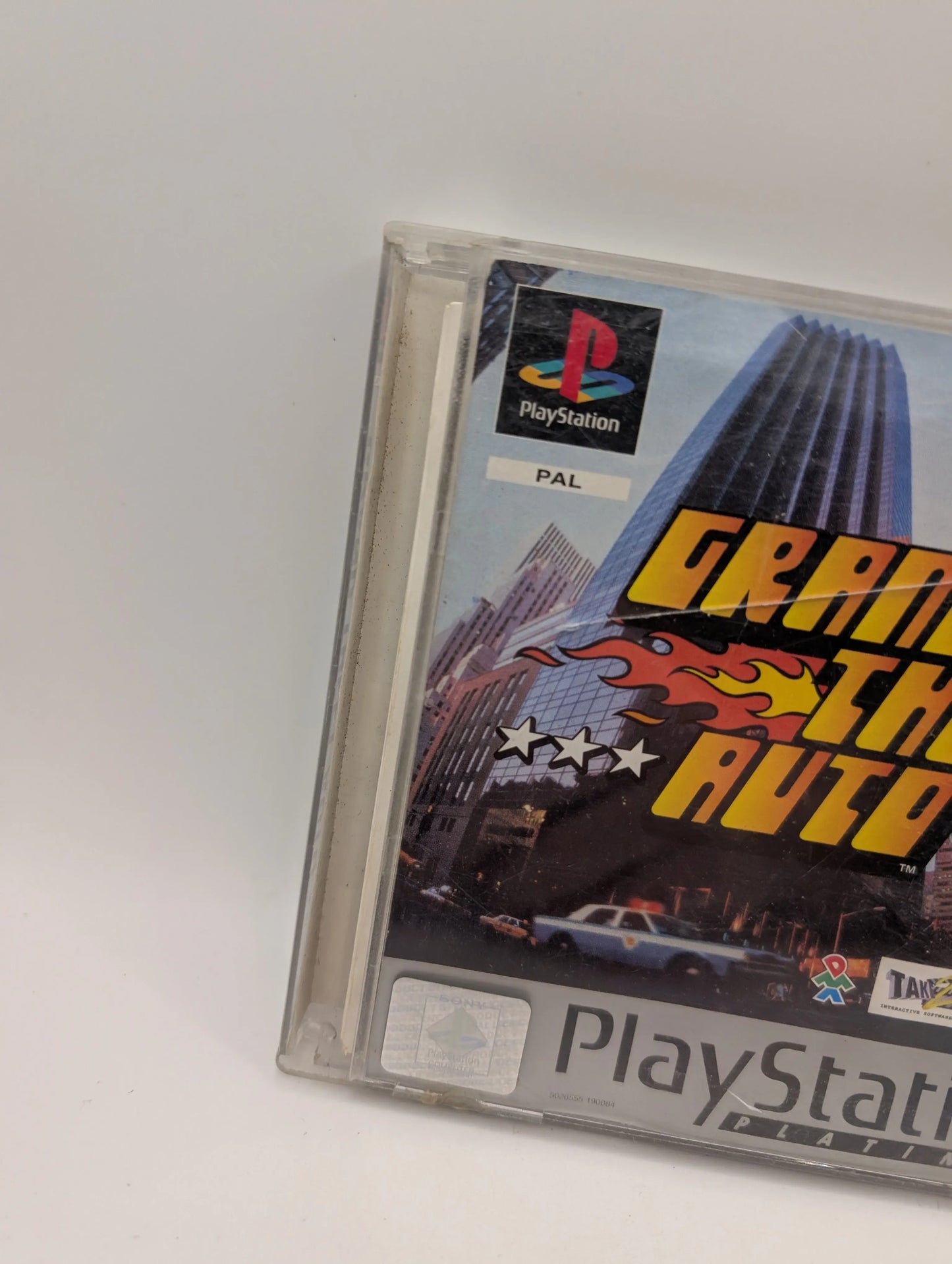 Grand Theft Auto Platinum Playstation 1 Game, Used FRENLY BRICKS - Open 7 Days