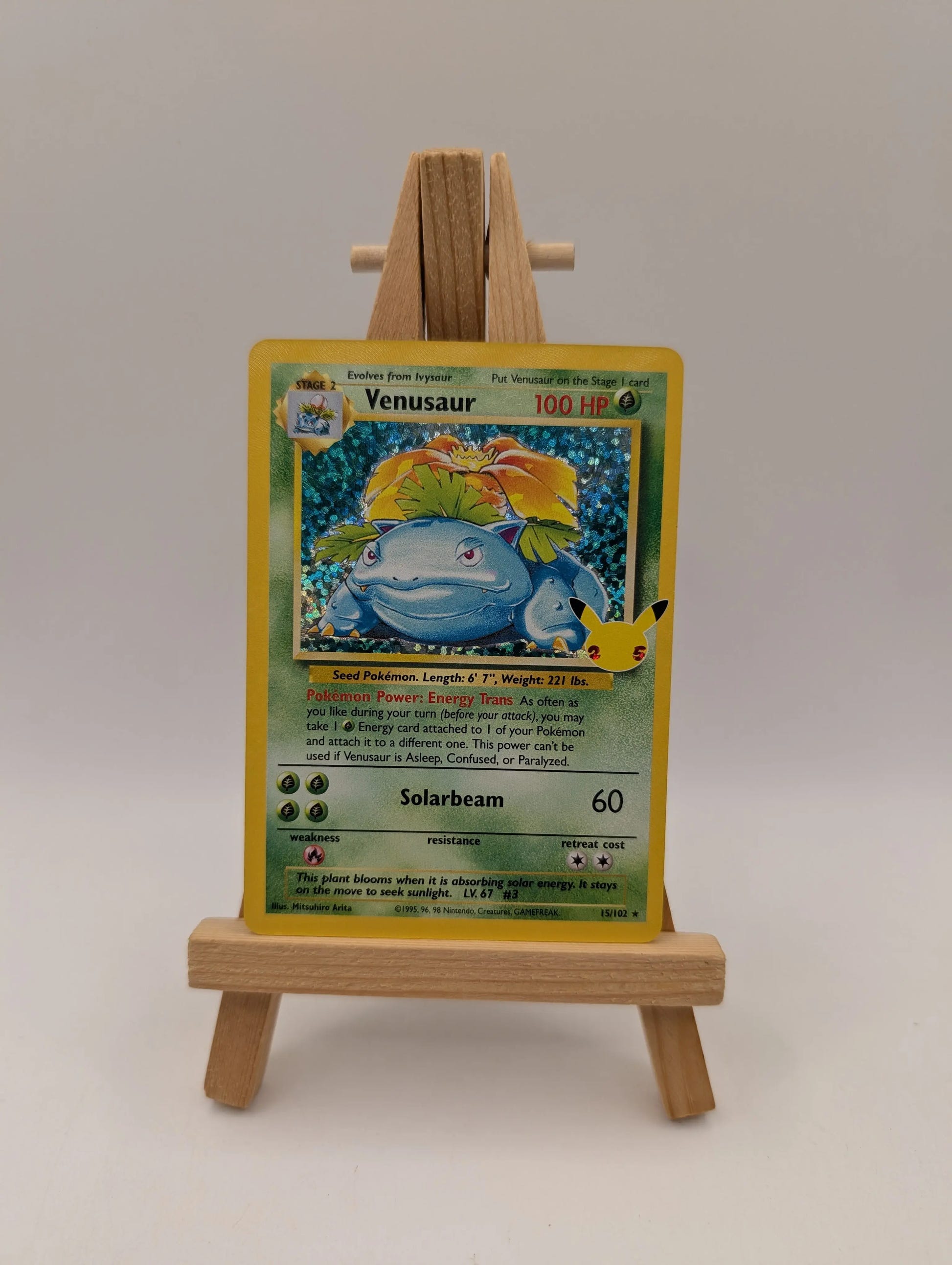 Pokémon TCG - Celebrations 25th Anniversary - Venusaur 15/102 Holo FRENLY BRICKS - Open 7 Days image 1