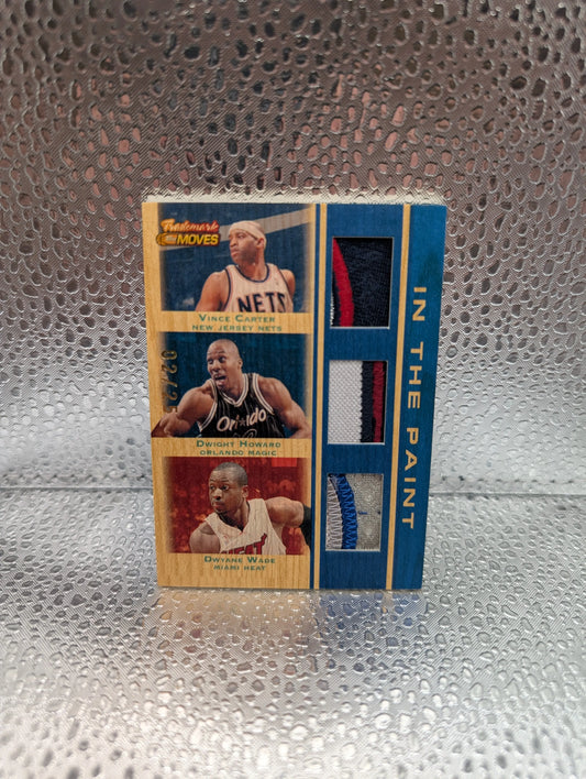 D Wade, V Carter, D Howard All Star Game Relics /25 - Topps Trademark Moves TTR-CHW FRENLY BRICKS - Open 7 Days