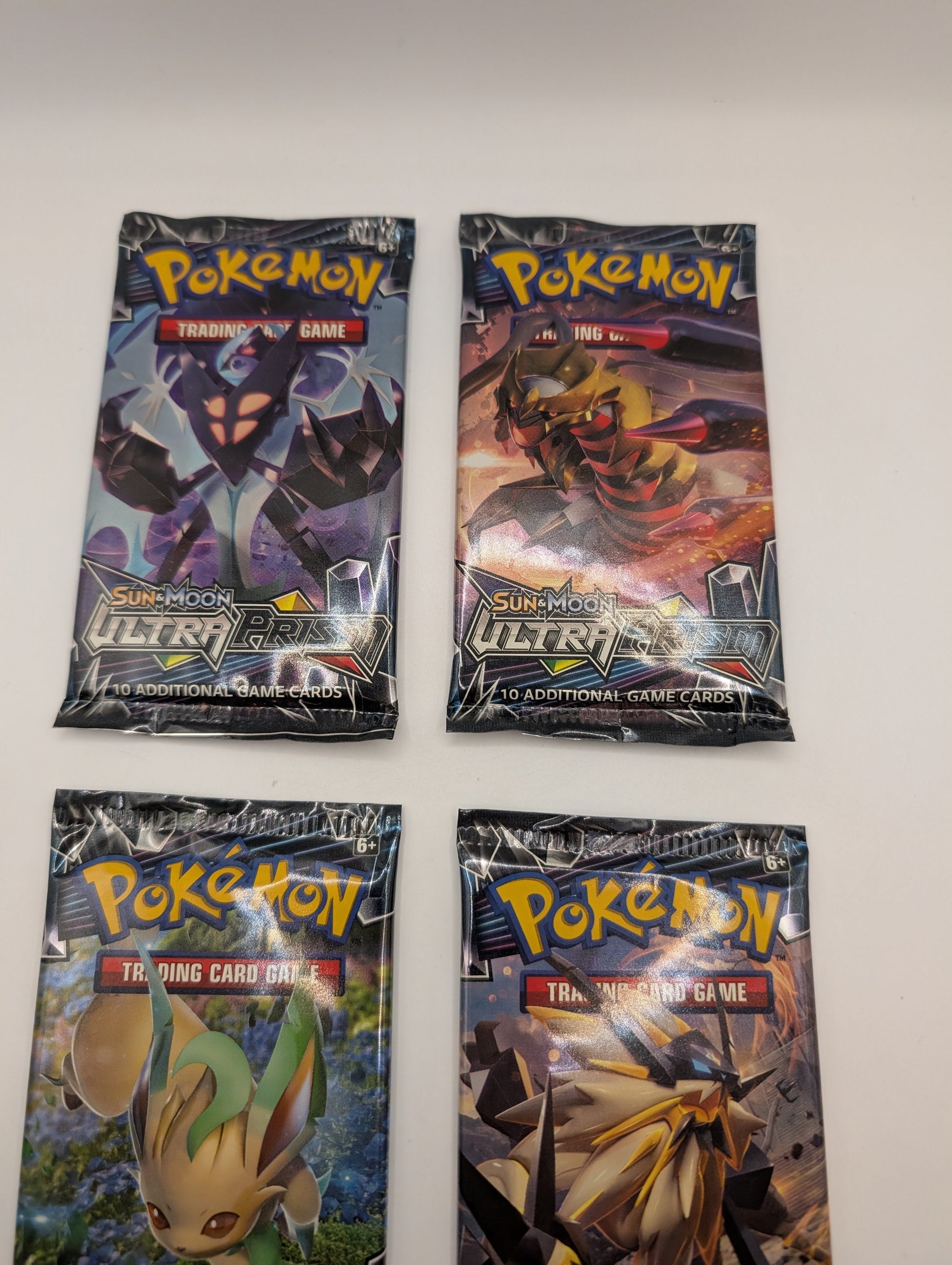 Pokemon Ultra Prism Booster Pack x4 Art Set Sealed FRENLY BRICKS - Open 7 Days