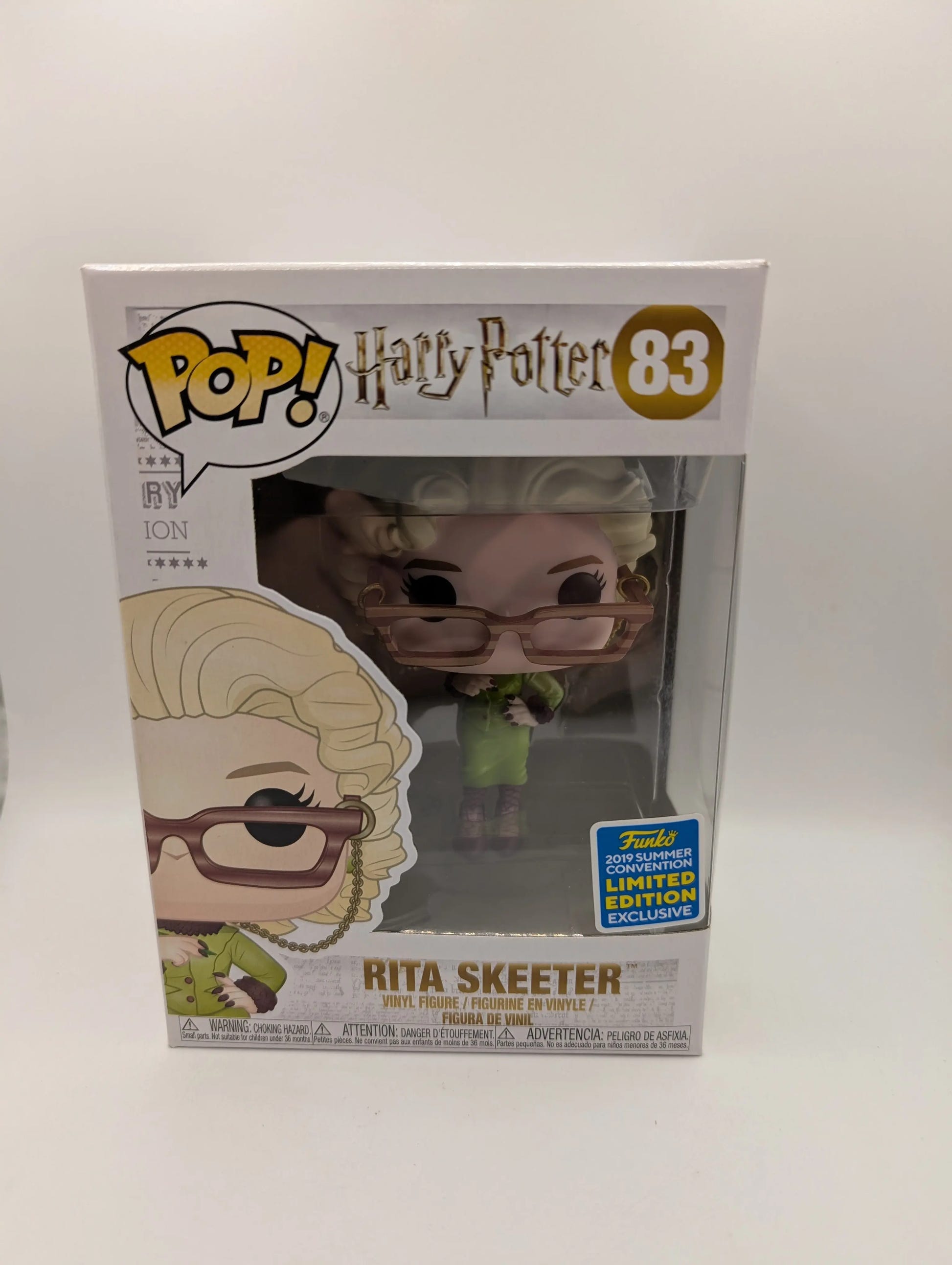 Rita Skeeter Funko Pop #83 Harry Potter 2019 Summer Exclusive FRENLY BRICKS - Open 7 Days image 1