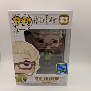 Rita Skeeter Funko Pop #83 Harry Potter 2019 Summer Exclusive FRENLY BRICKS - Open 7 Days