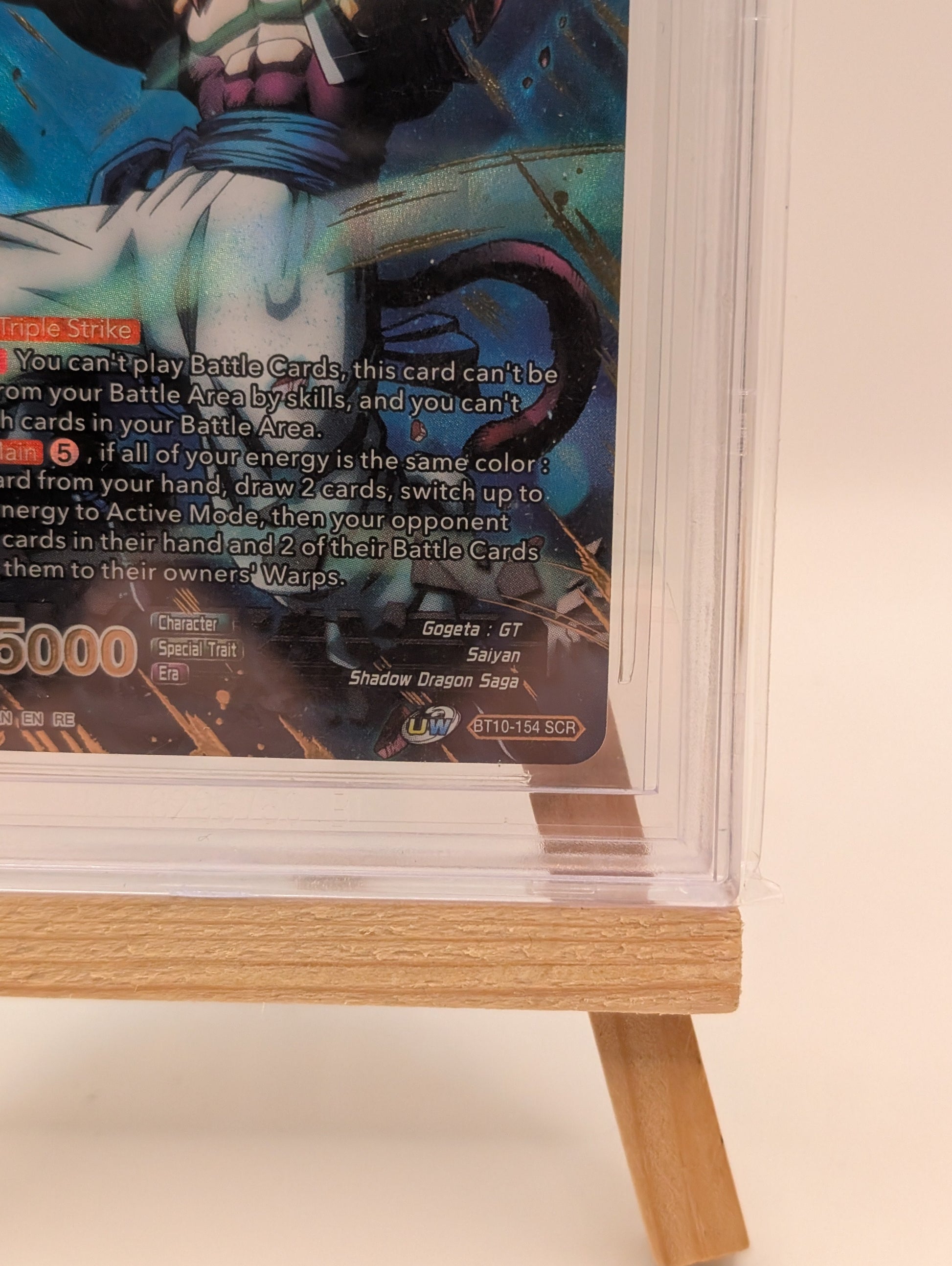 Dragon Ball Super - SS4 Gogeta, Peerless Fusion BT10-154 SCR Card BGS 9.5 FRENLY BRICKS - Open 7 Days