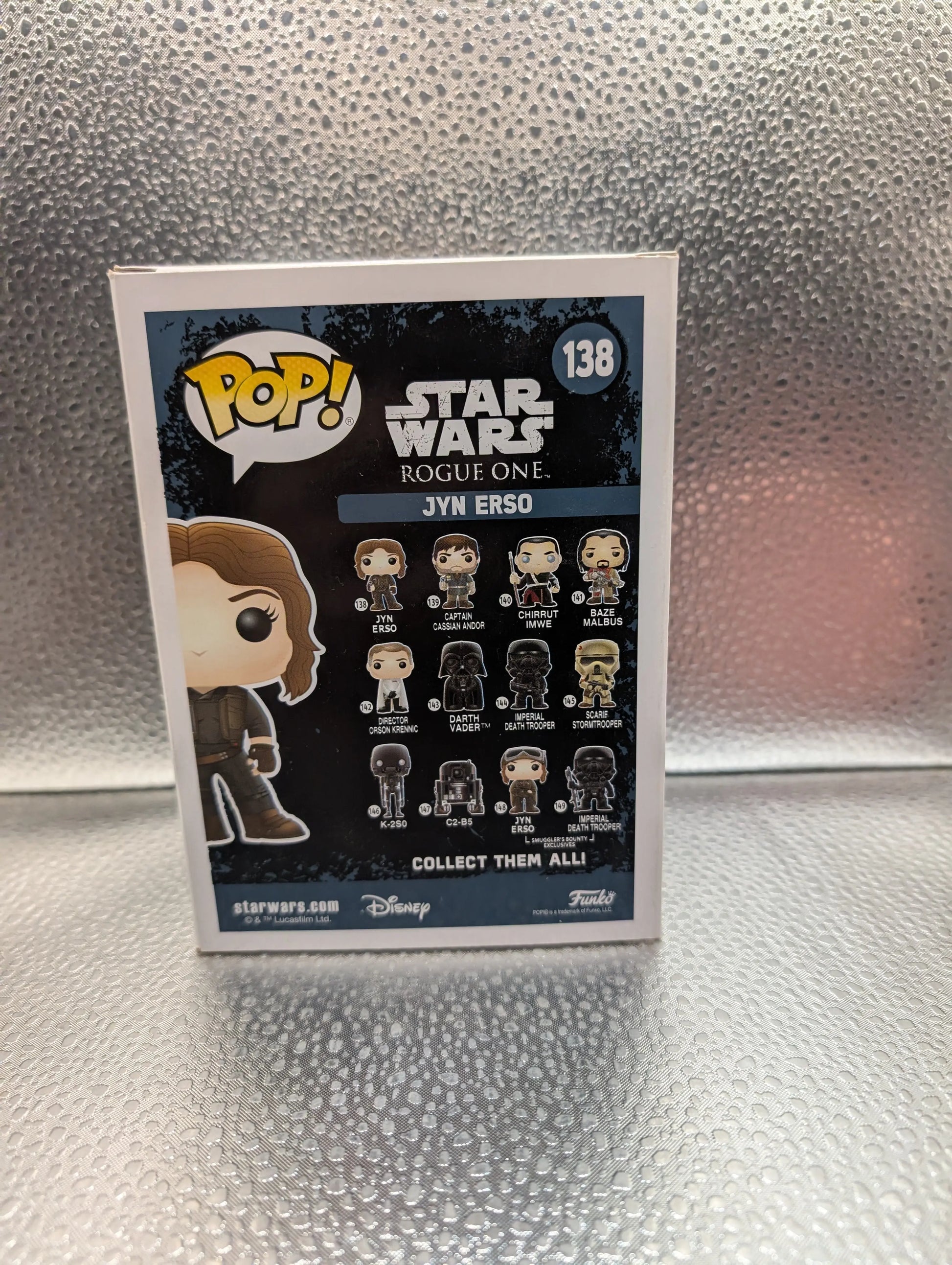 FUNKO Pop Vinyl Jyn Erso Star Wars #138 FRENLY BRICKS - Open 7 Days