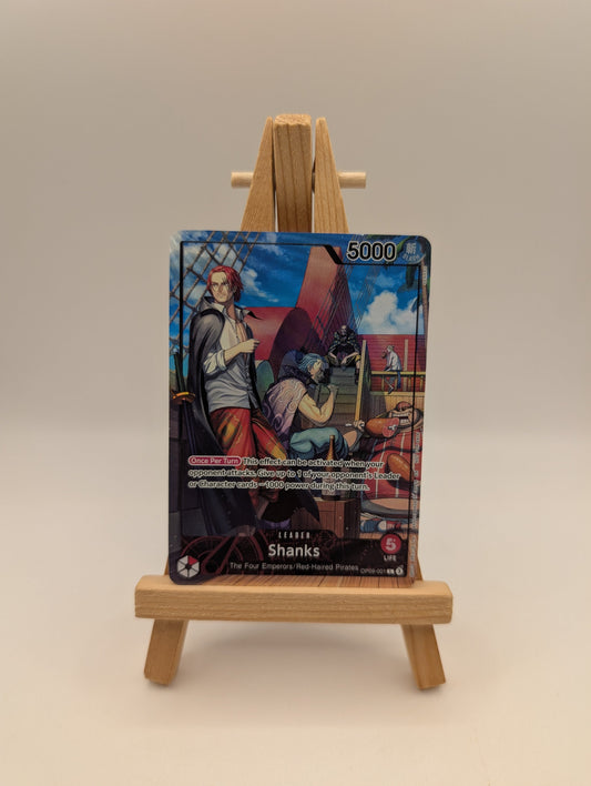 Shanks (2025 PSA Magazine Promo) OP09-001 One Piece Promo Card Foil FRENLY BRICKS - Open 7 Days