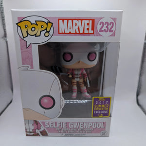 Funko Pop Vinyl Marvel Selfie Gwenpool Bobble Head 232 2017 Summer Convention FRENLY BRICKS - Open 7 Days