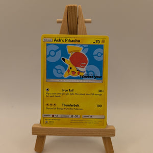 Ash's Pikachu SM114 Sun Moon Black Star Promo I CHOOSE YOU! Pokemon 2017 FRENLY BRICKS - Open 7 Days