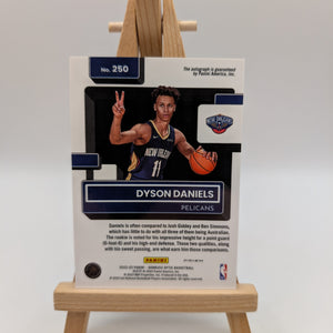 2022-23 Panini Optic DYSON DANIELS Red Choice Prizm Rated Rookie Autograph #250 FRENLY BRICKS - Open 7 Days