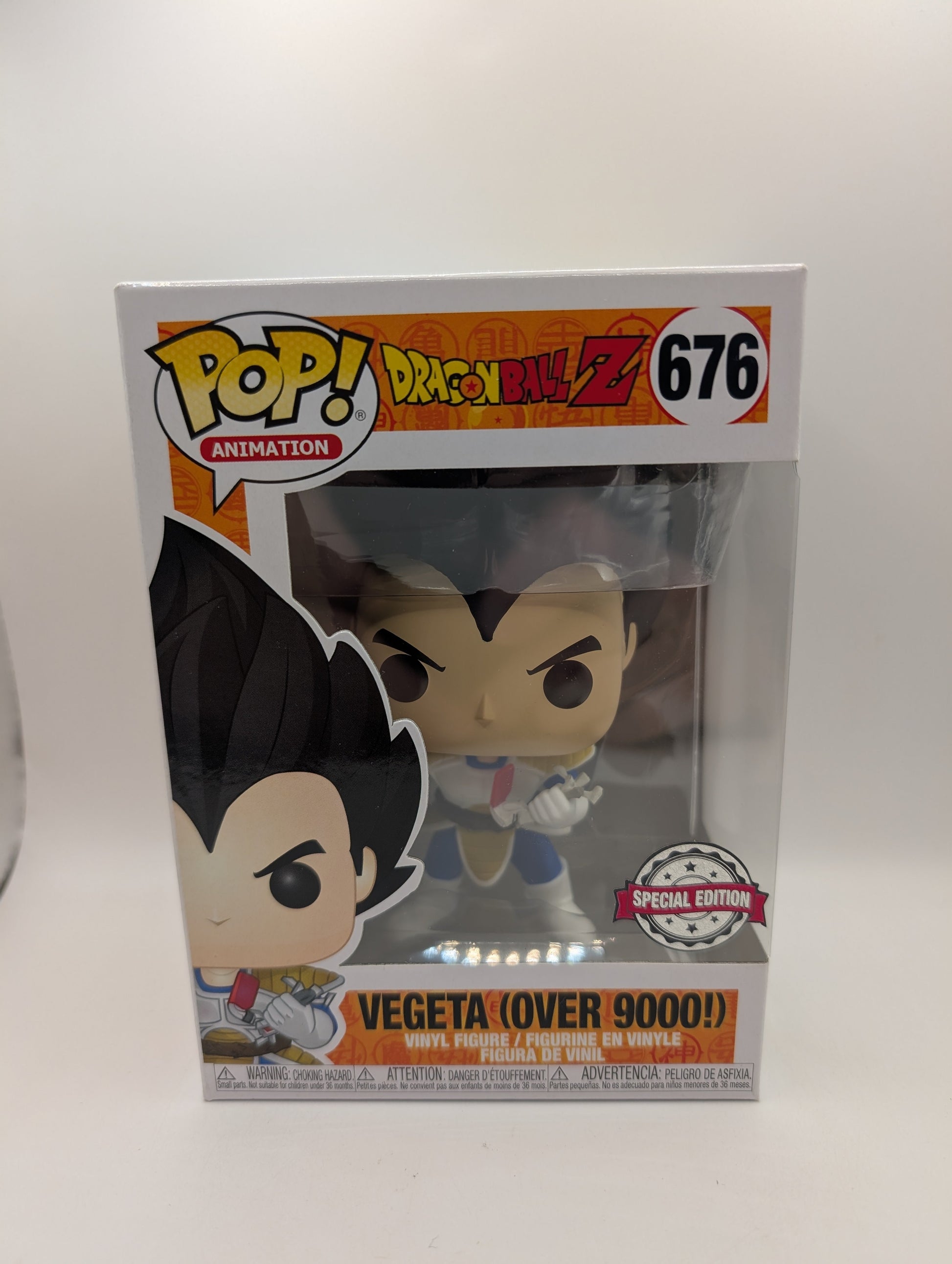 Funko Pop! Dragon Ball Z: Vegeta (Over 9000!) #676 - Special Edition Anime FRENLY BRICKS - Open 7 Days