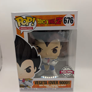 Funko Pop! Dragon Ball Z: Vegeta (Over 9000!) #676 - Special Edition Anime FRENLY BRICKS - Open 7 Days