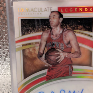 2021-22 Panini Immaculate Bob Pettit  Legends Signatures Auto /49 FRENLY BRICKS - Open 7 Days