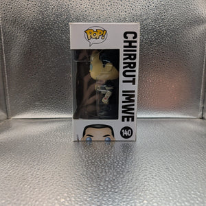 FUNKO Pop Vinyl Chirrut Imwe Star Wars #140 FRENLY BRICKS - Open 7 Days