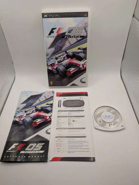 Formula One 2005 Portable PSP PlayStation Portable Sony UCJS-10019 w/Case JP 47 FRENLY BRICKS - Open 7 Days