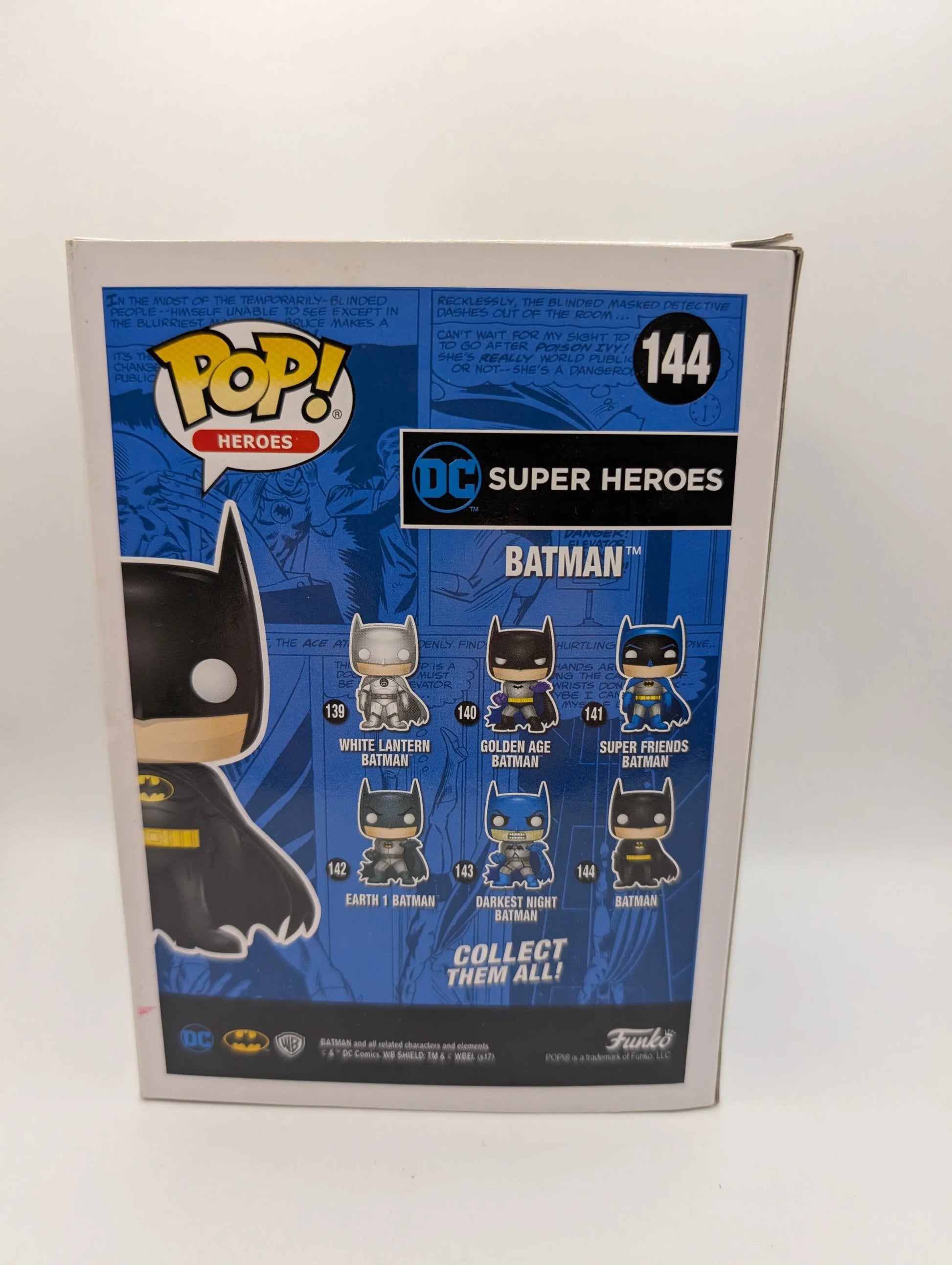 Funko Pop! Vinyl: DC Comics - Batman #144 - Black Chrome - Fall Convention 2017 FRENLY BRICKS - Open 7 Days