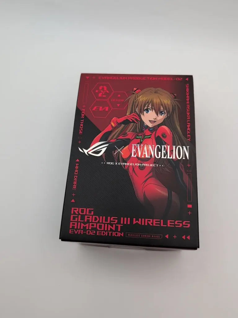 Asus ROG Gladius III Wireless AimPoint Eva-02 Mouse - Evangelion broken seal FRENLY BRICKS - Open 7 Days