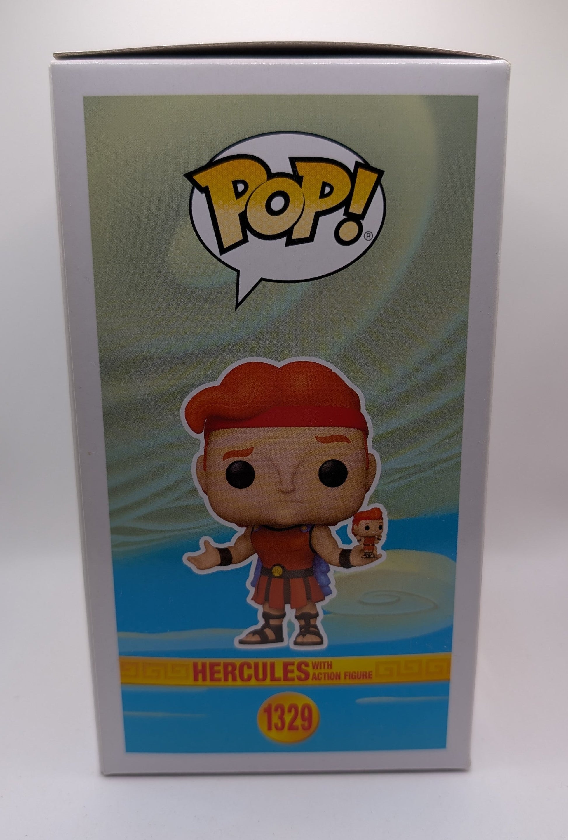Disney Hercules - Hercules with Action Figure #1329 - Funko Pop! Vinyl - New FRENLY BRICKS - Open 7 Days