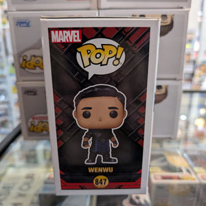 Marvel Funko Pop - Wenwu - Shang-Chi - No. 847 FRENLY BRICKS - Open 7 Days