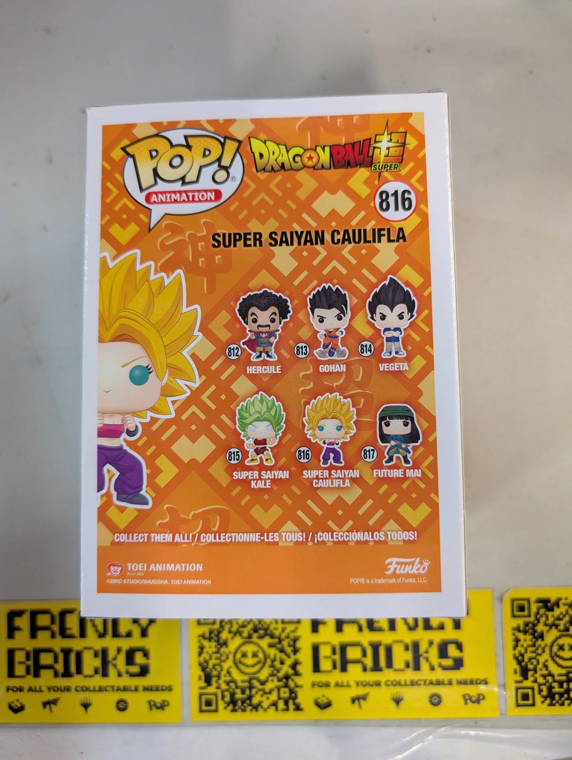 Funko Pop Vinyls Dragon Ball Super 816 Super Saiyan Caulifla 2020 FRENLY BRICKS - Open 7 Days