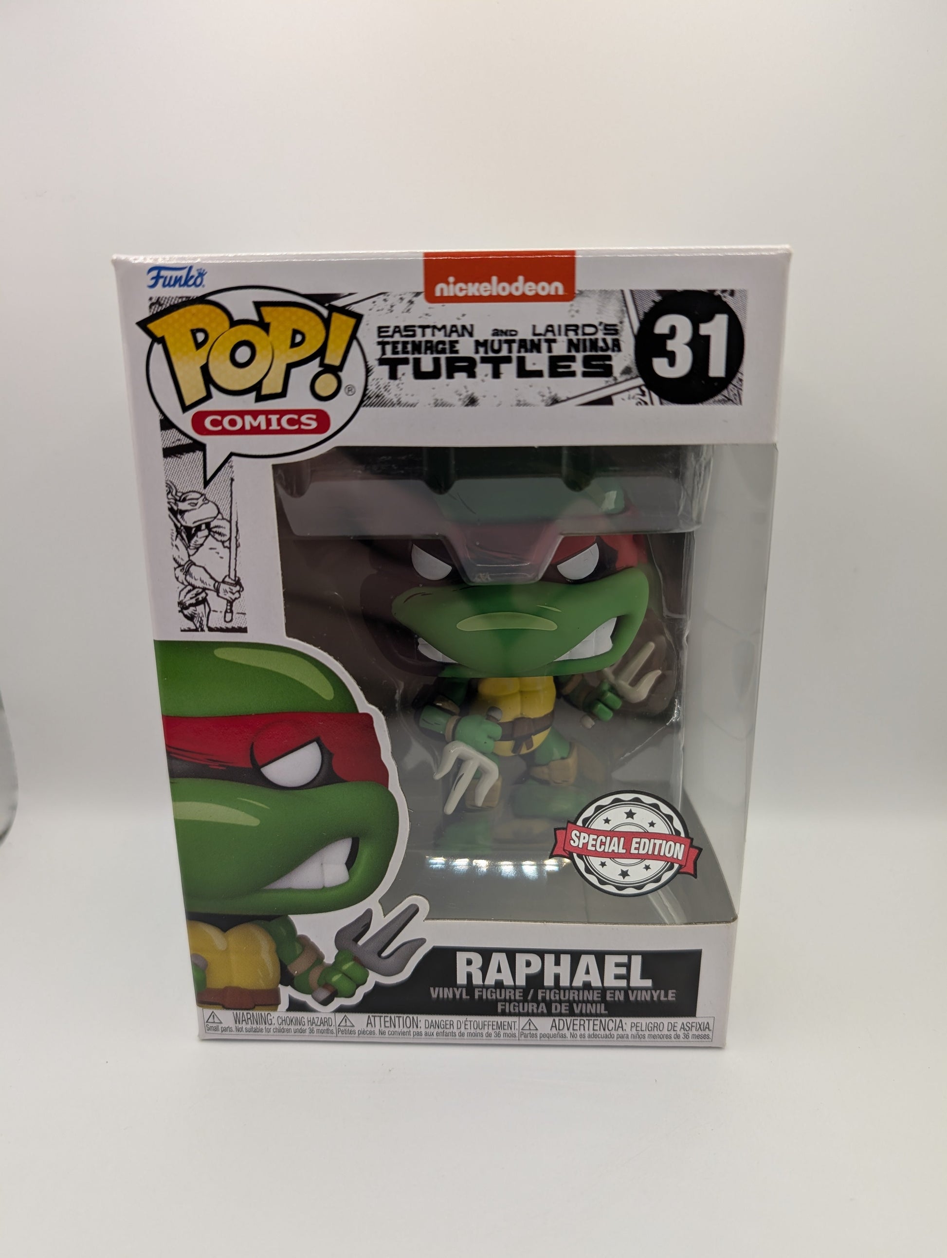 Teenage Mutant Ninja Turtles (Comic) - Raphael Pop! Vinyl Figure #31 FRENLY BRICKS - Open 7 Days