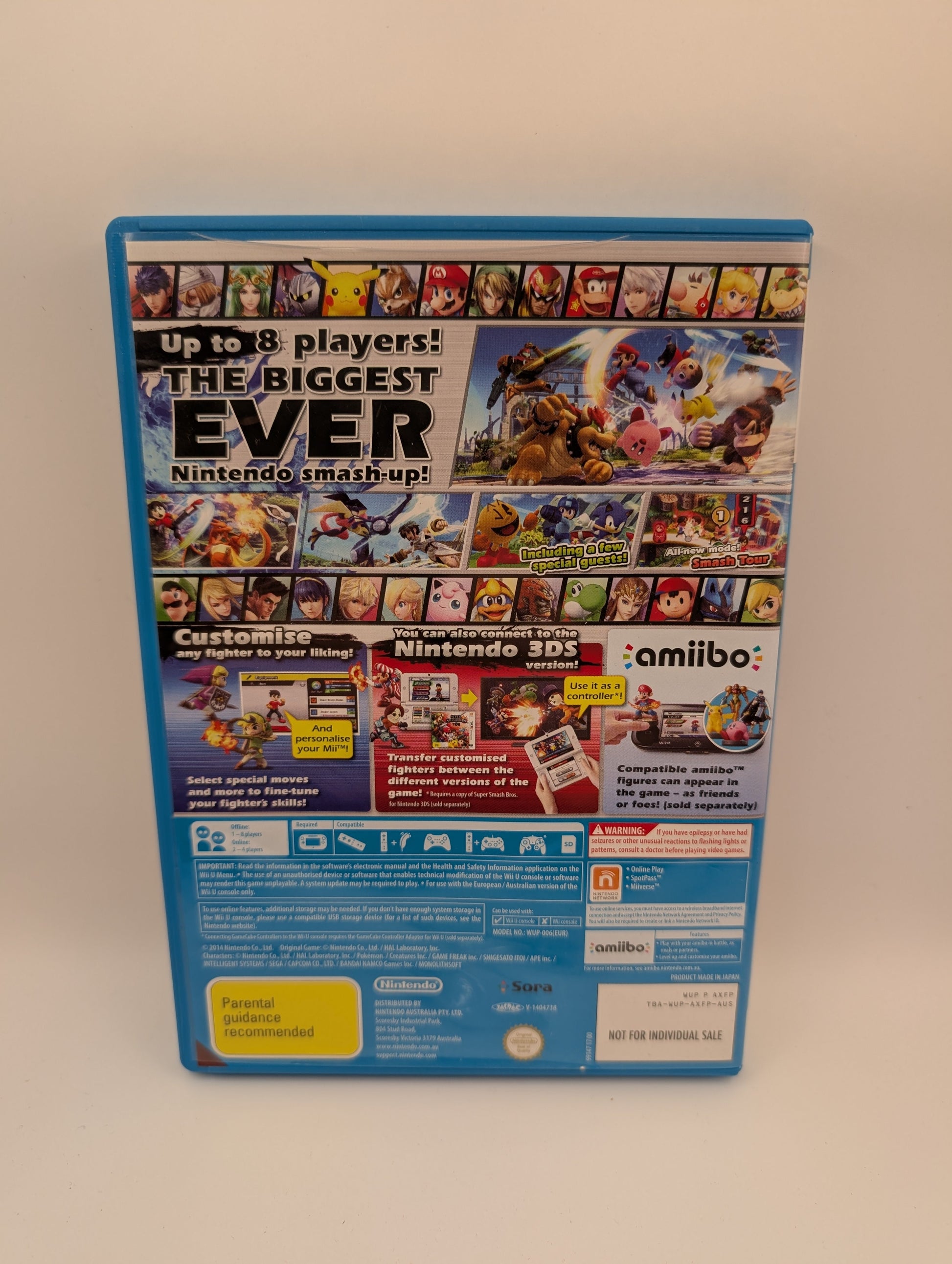 Super Smash Bros For Wii U Nintendo PG Fighting PAL FRENLY BRICKS - Open 7 Days