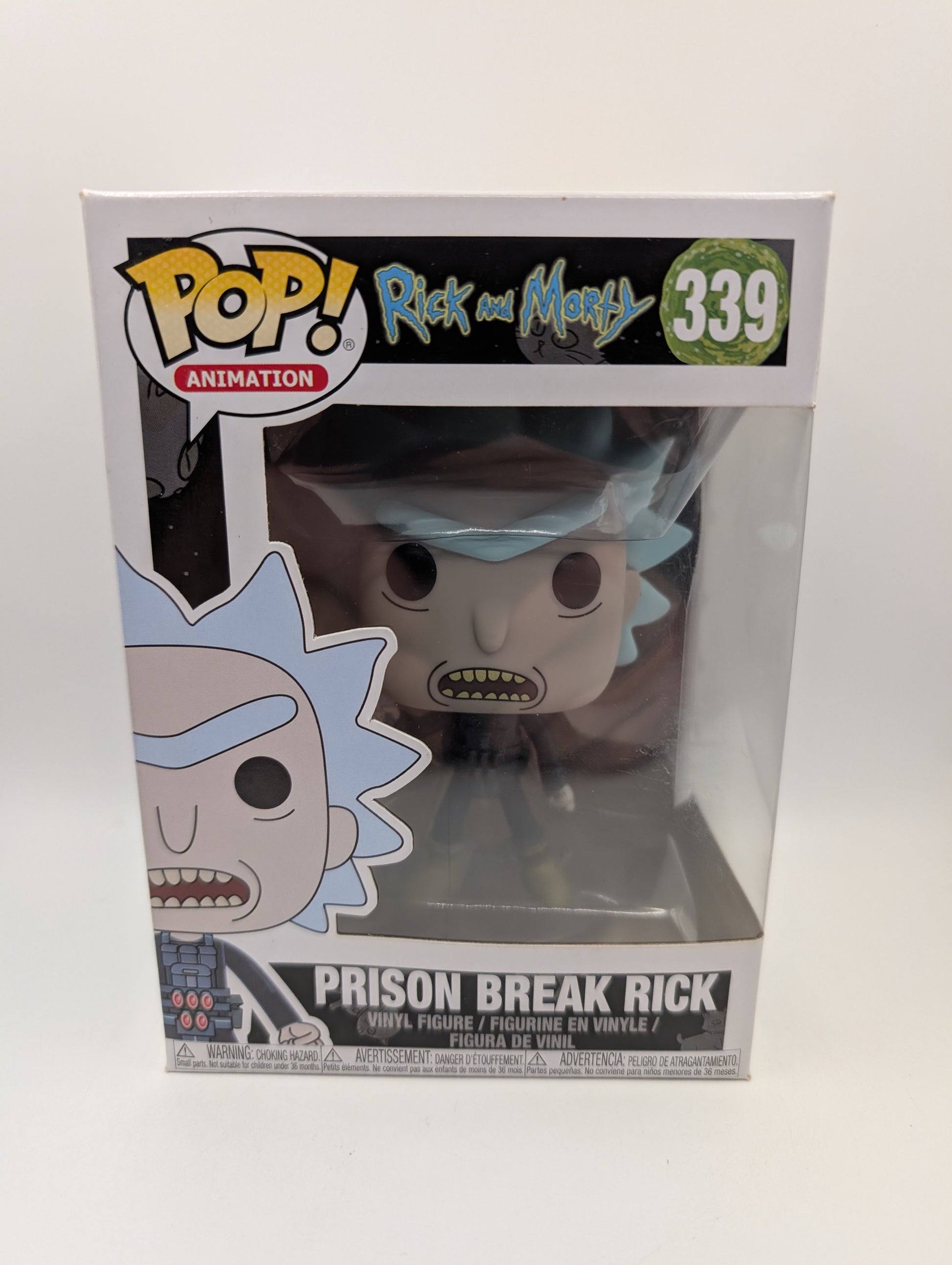 Funko Pop Vinyl Animation Rick & Morty Prison Break Rick #339