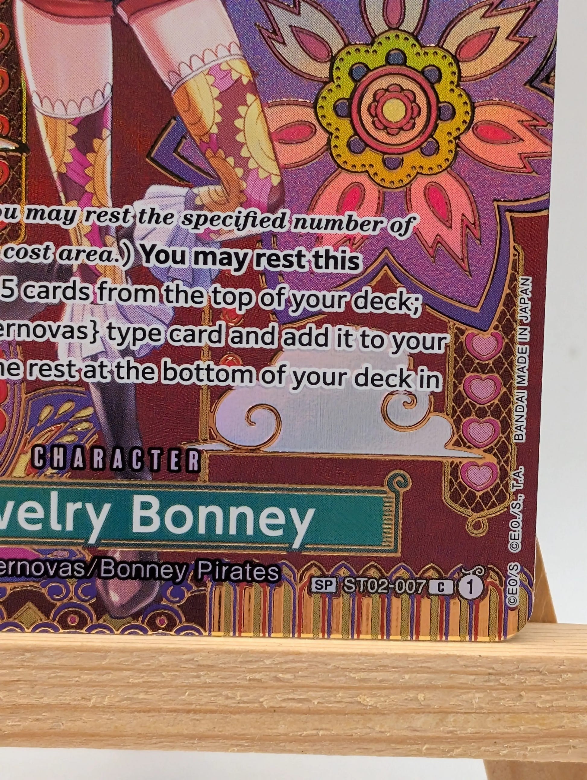 One Piece Card Game - Jewelry Bonney ST02-007 (SP) - Two Legends - English FRENLY BRICKS - Open 7 Days image 5